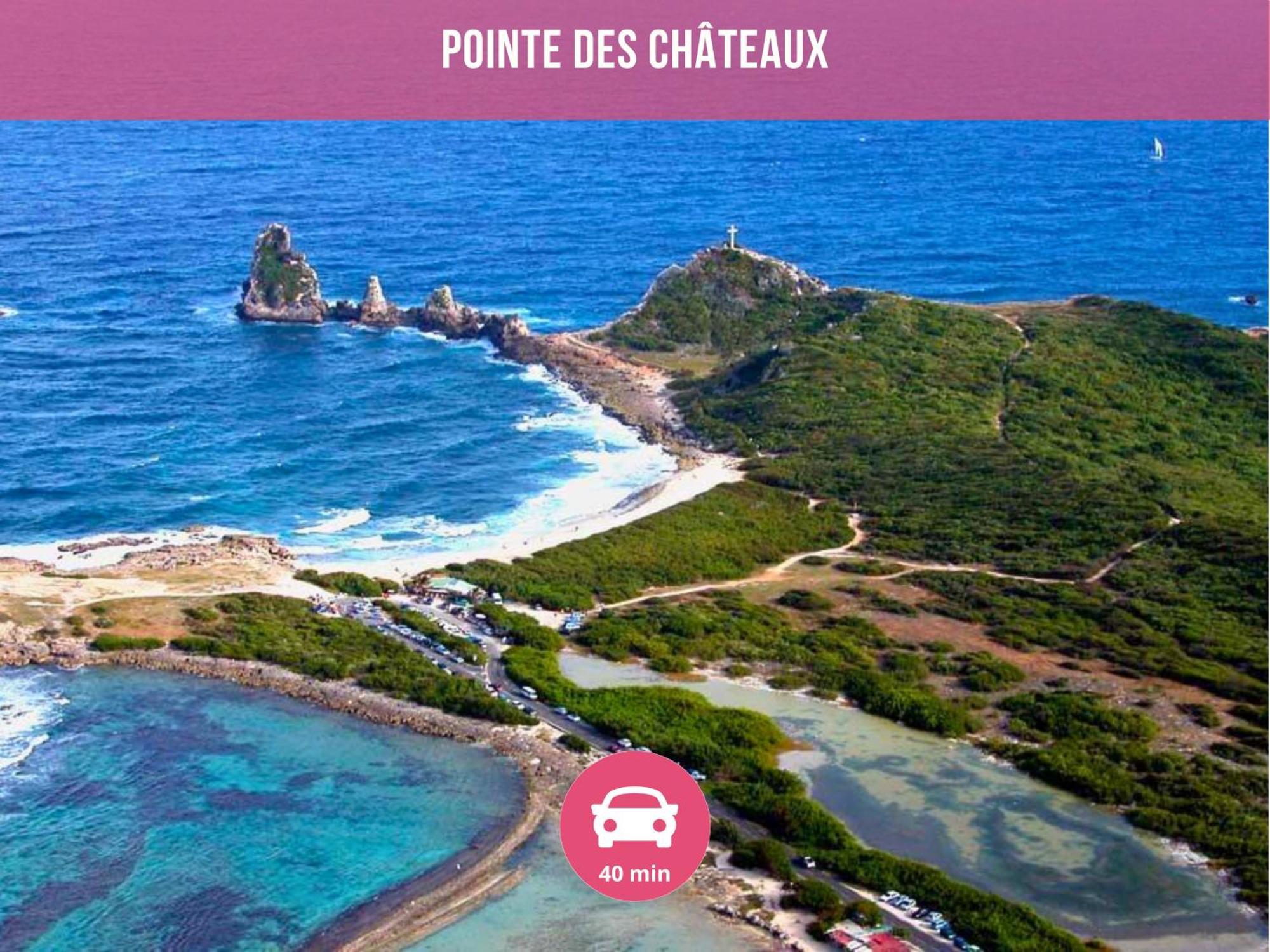 Le Sable Bleu - Evasion Tropicale A Sainte-Anne - Plage 5Min - Piscine - Parking - Logement Climatise - Vue Sur Les Palmiers - Parfait Pour Sejours En Famille Ou Entre Amis Exterior photo