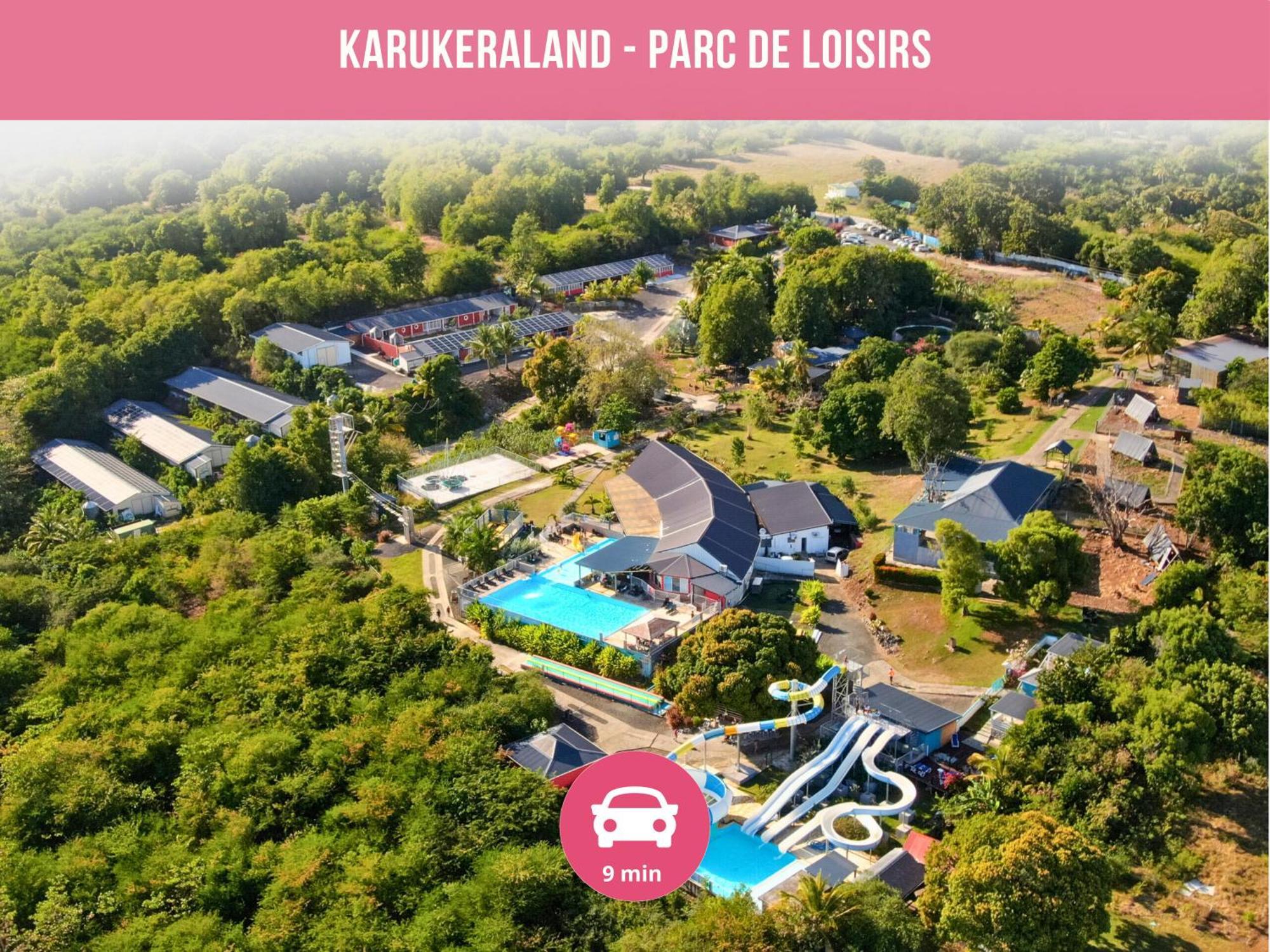 Le Sable Bleu - Evasion Tropicale A Sainte-Anne - Plage 5Min - Piscine - Parking - Logement Climatise - Vue Sur Les Palmiers - Parfait Pour Sejours En Famille Ou Entre Amis Exterior photo